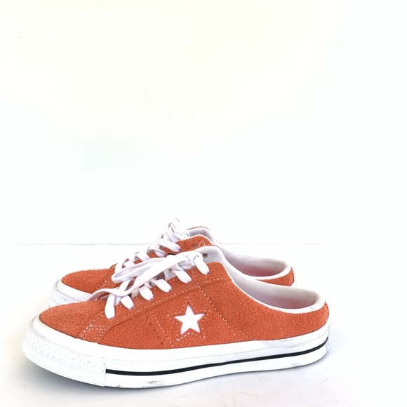 Converse One Star Mule Rush Coral Black Slip On - Picture 4 of 8